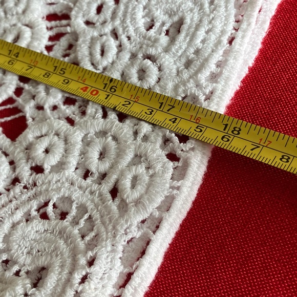 Cotton white crocheted summer shrug - Picture 3 of 6